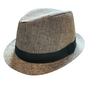H&M Fedora, Gray with Black Band